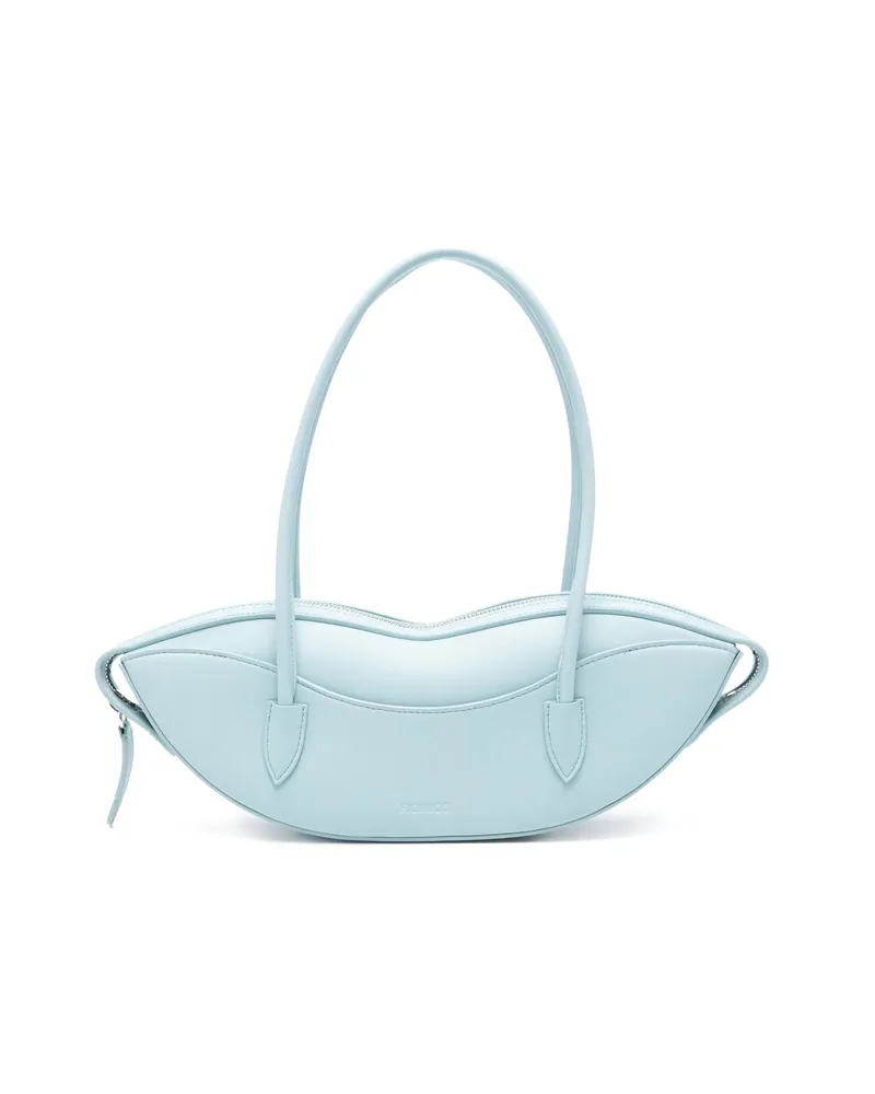 Fiorucci Lips Shoulder Bag Blue