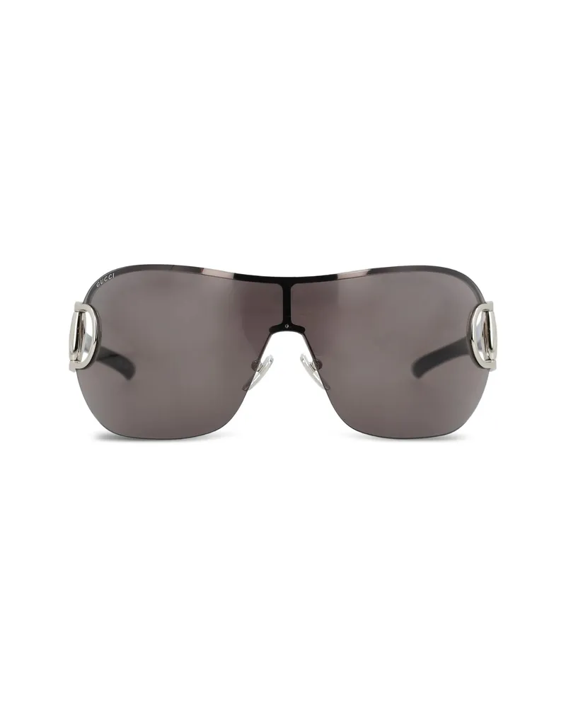 Gucci Frameless Mask Sunglasses Black