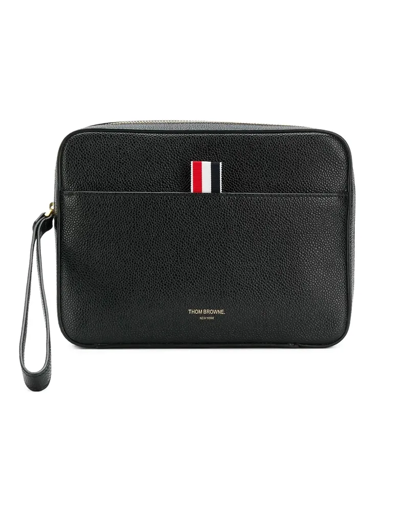 Thom Browne Zip-up Pouch Black