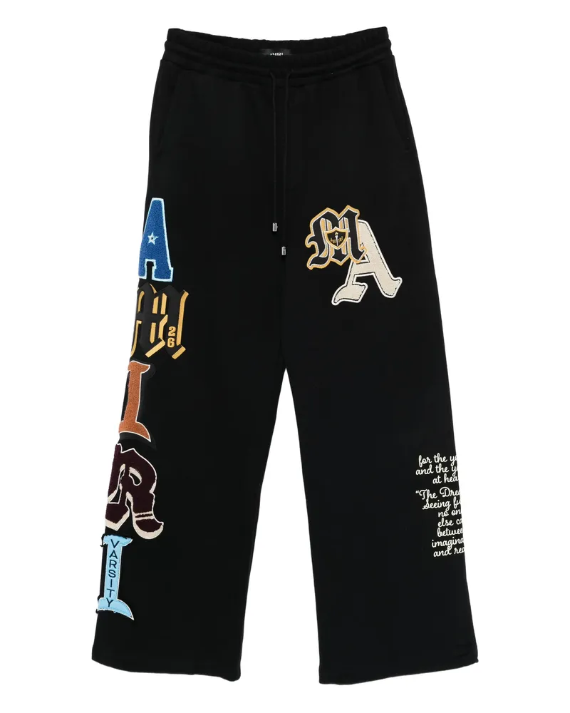 Amiri Applique Track Pants Black