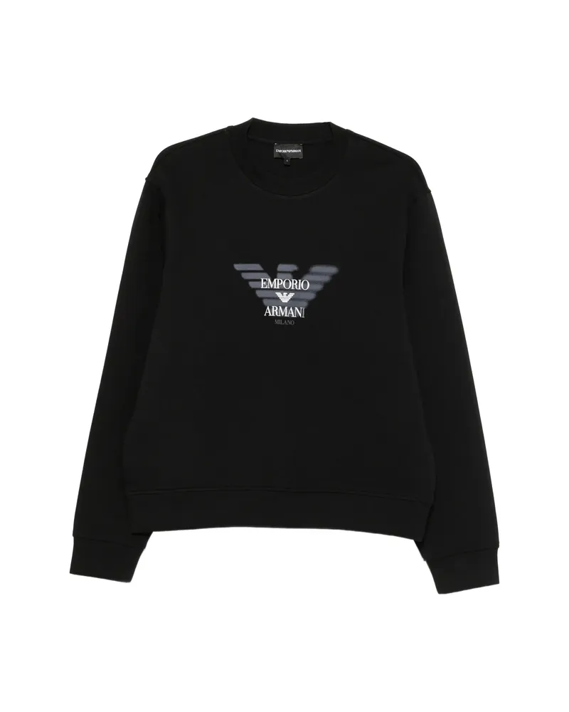 Emporio Armani Logo-print Sweatshirt Black