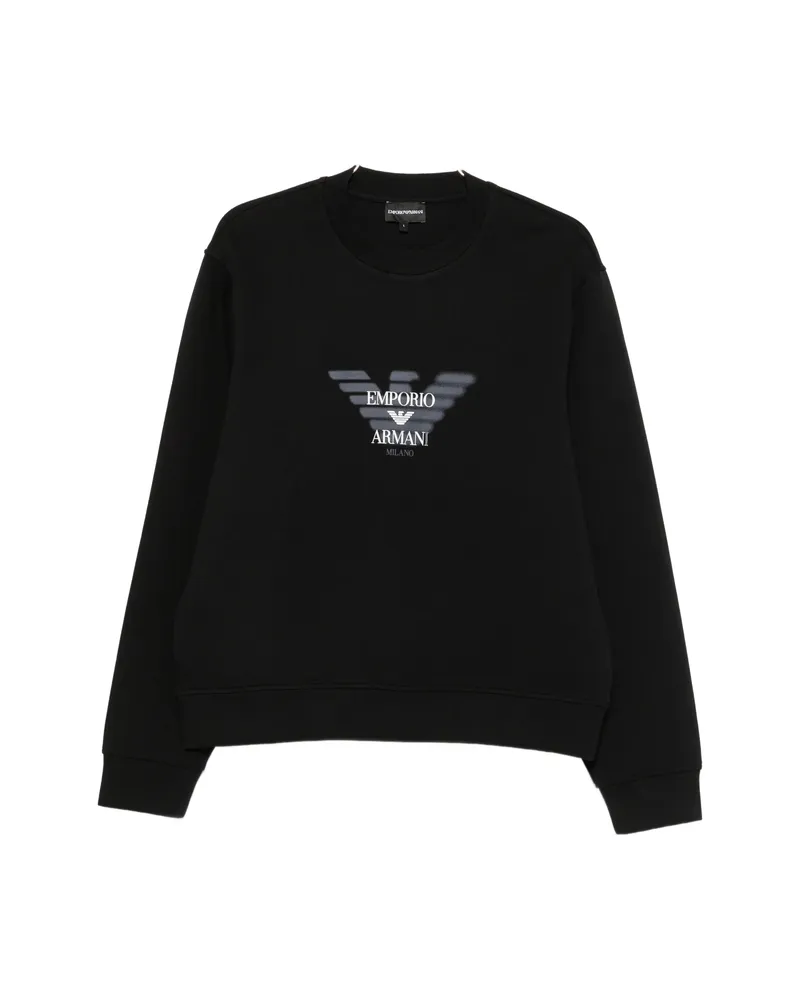 Emporio Armani Logo-print Sweatshirt Black