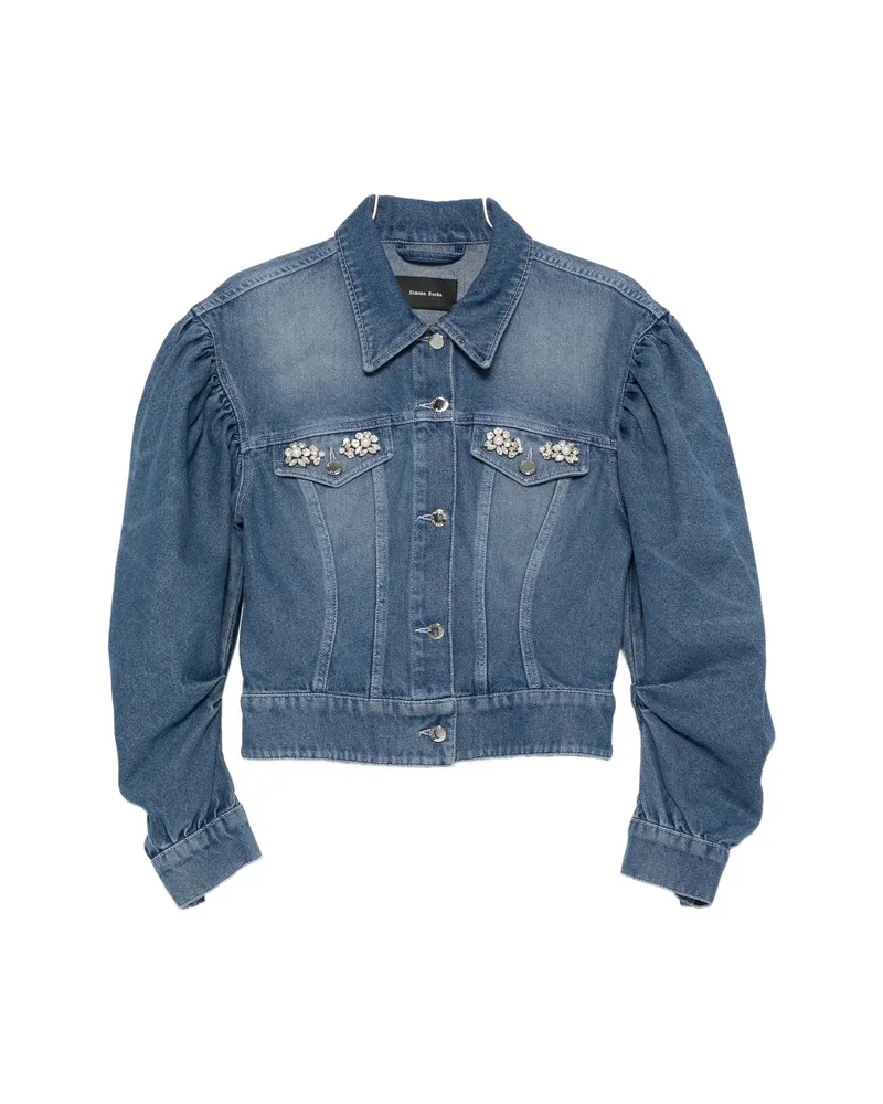 Simone Rocha Embellished Jacket Blue