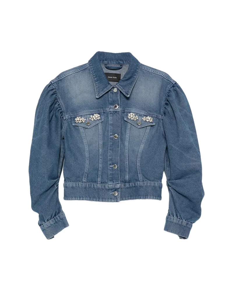 Simone Rocha Embellished Jacket Blue