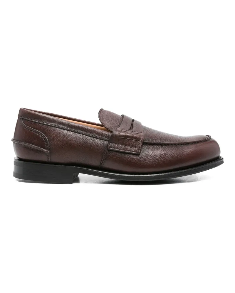 Church's Pembrey Penny Leather Loafers Brown