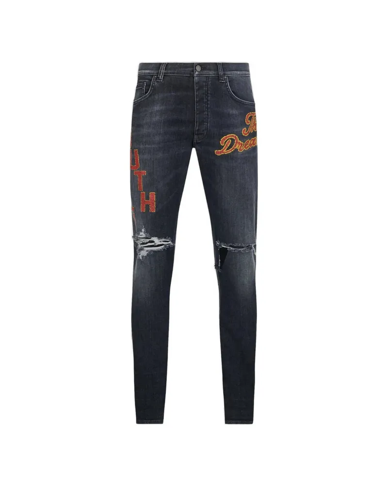 Amiri South Cali Skinny Jeans Grey