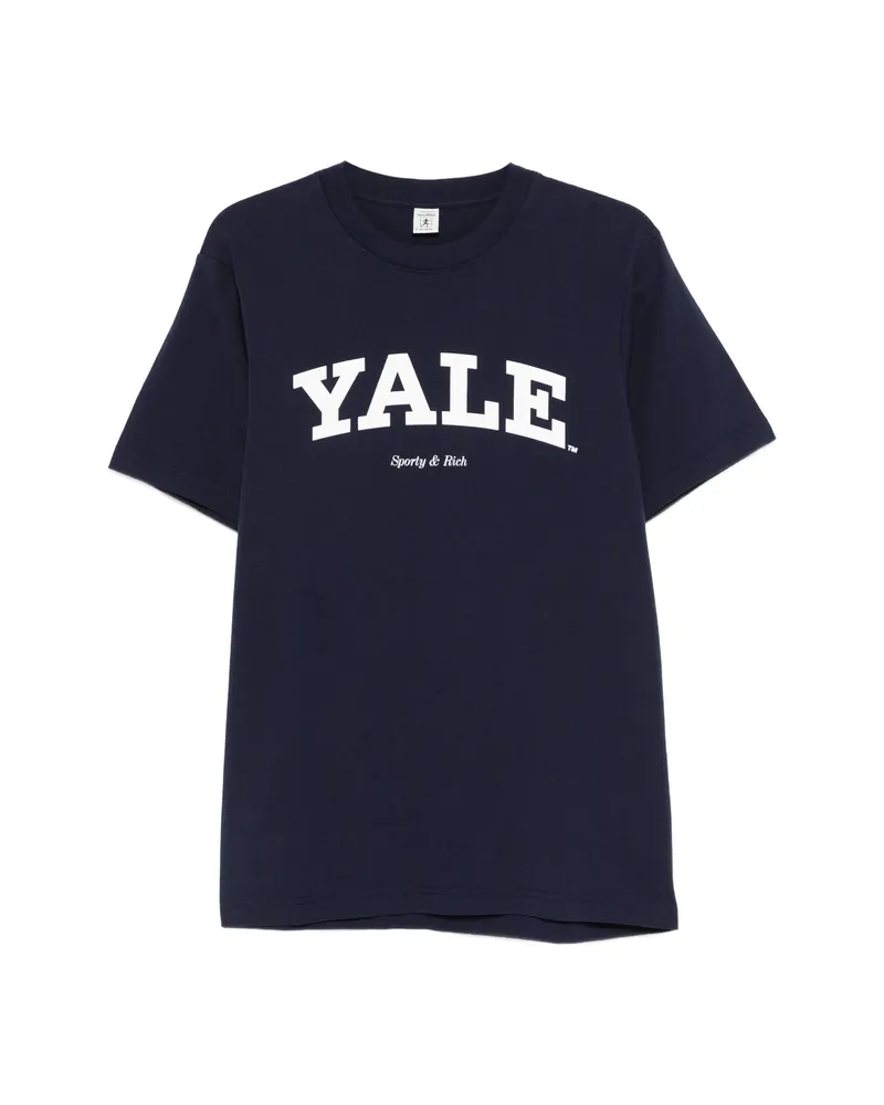 SPORTY & RICH Blue T-shirt Blue