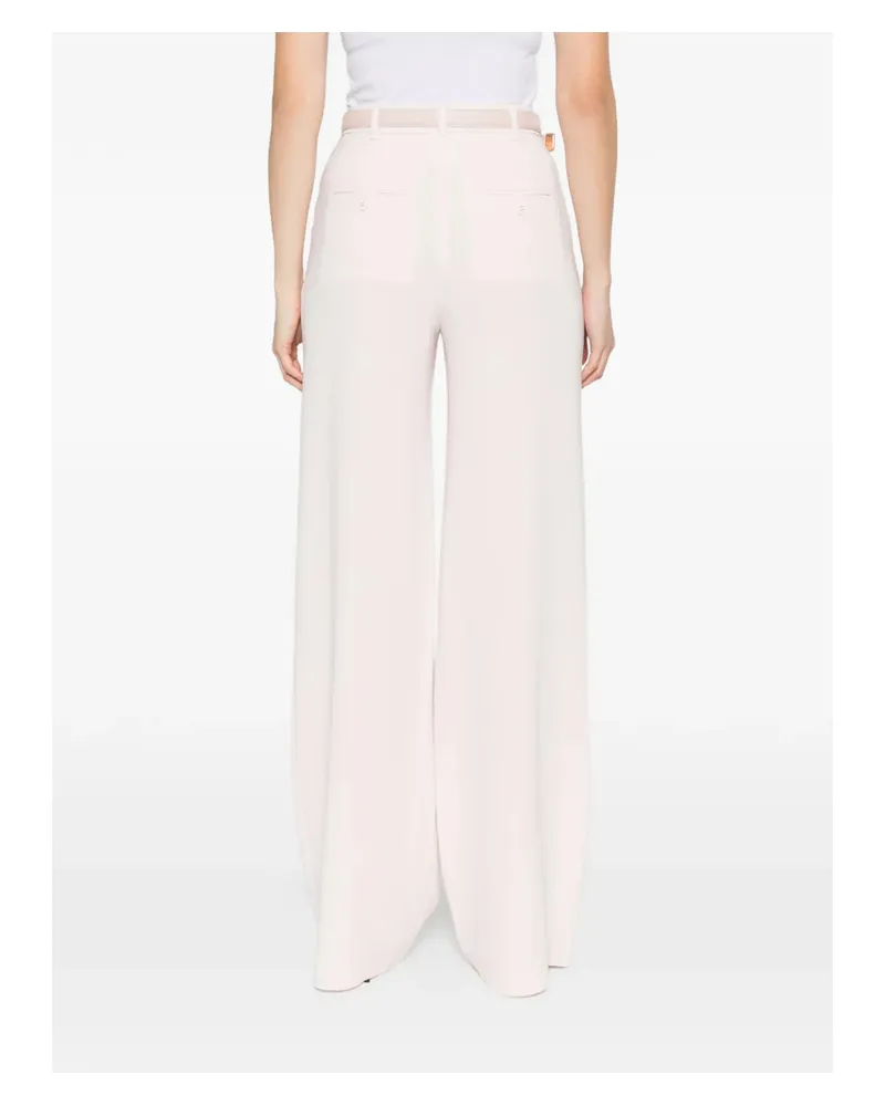 Max Mara Belt Straight Trousers Pink