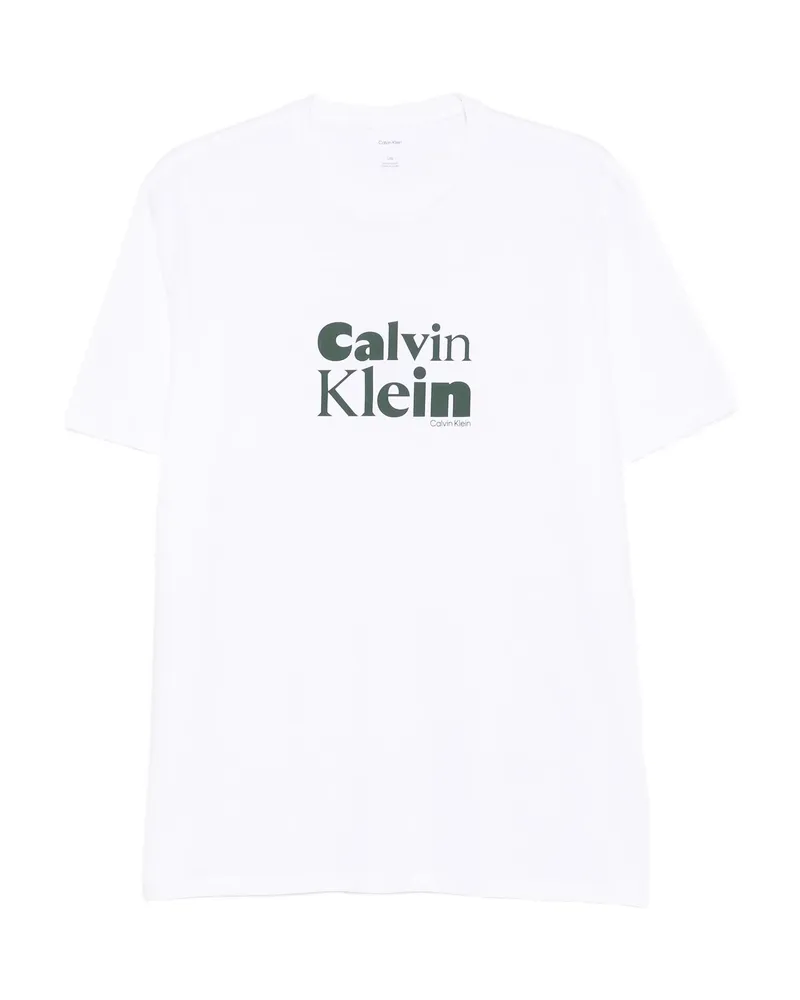 Calvin Klein Logo-print T-shirt White