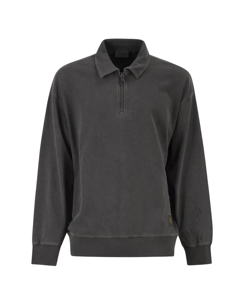Carhartt WIP Harper Faded Half-zip Sweater Grey