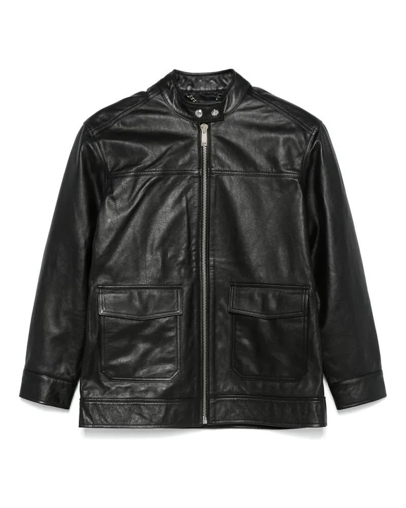 Anine Bing Leather Jacket Black