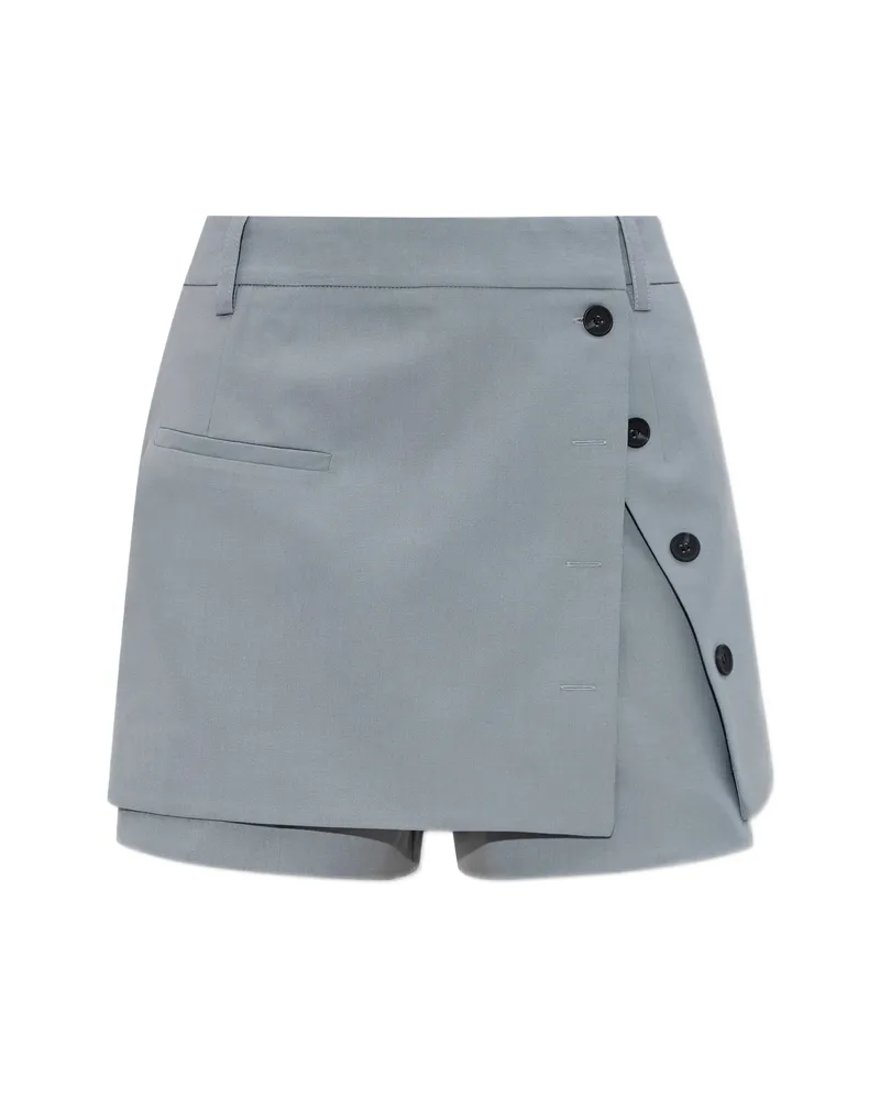 IRO Layered Tailored Shorts Grey