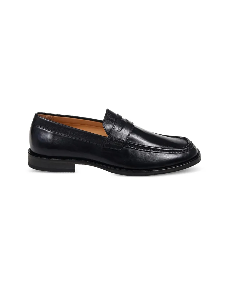 Our Legacy Penny Leather Loafers Black