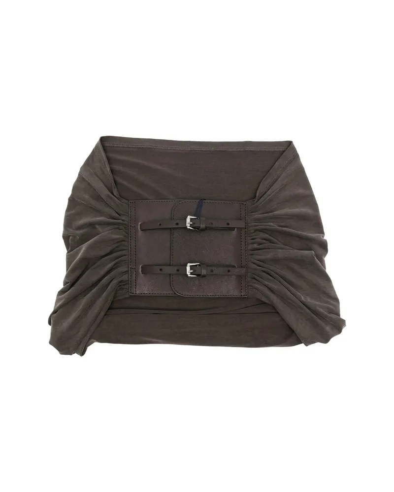 Paloma Wool Ruched Double-buckle Belt Brown