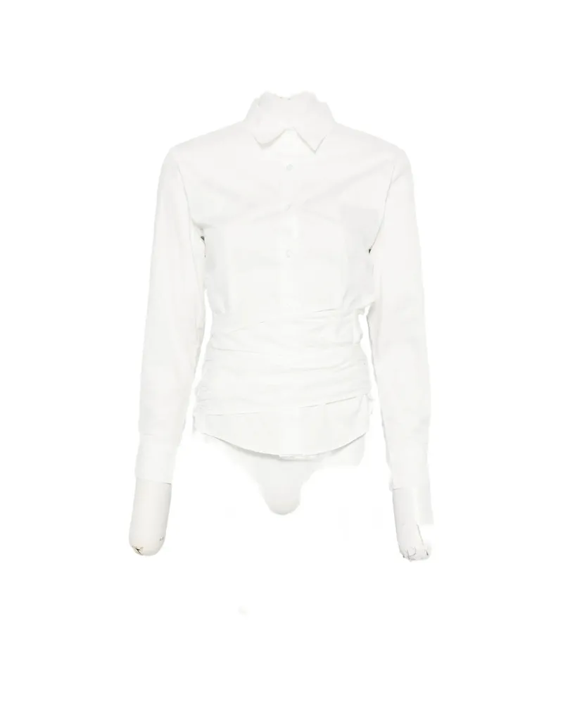GIMAGUAS Ashley Wrap-waist Shirt White