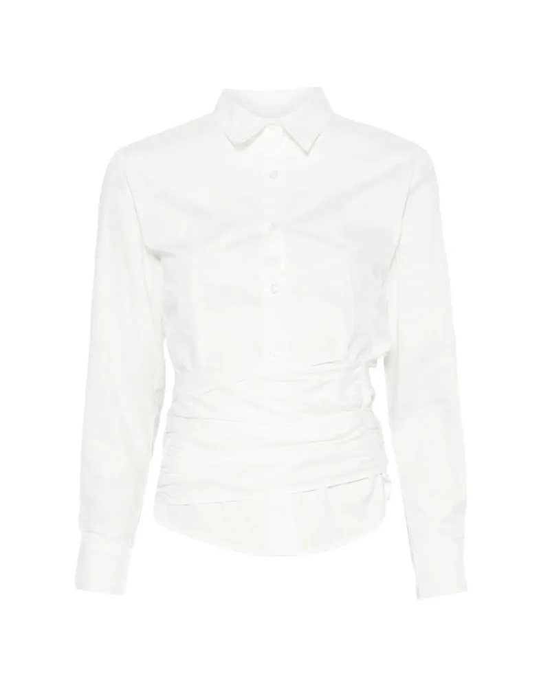 GIMAGUAS Ashley Wrap-waist Shirt White