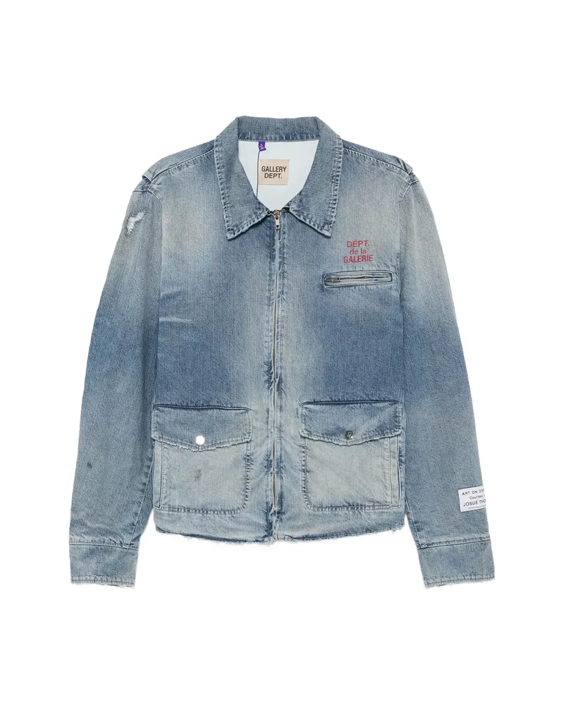 GALLERY DEPT. Faded-effect Denim Jacket Blue