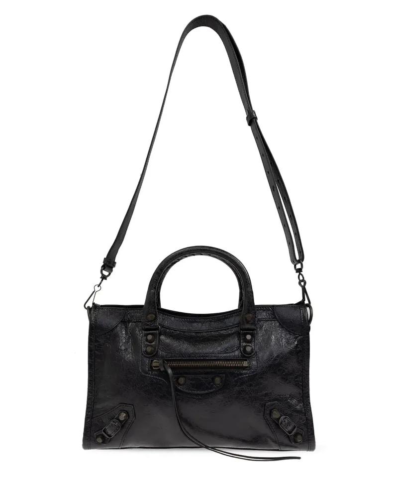 Balenciaga Small Le City Tote Bag Black