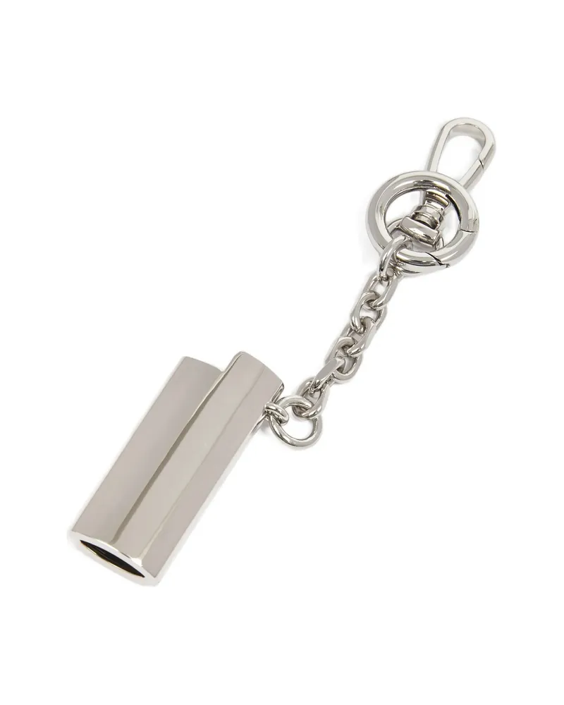 Maison Margiela Lighter Case Keyring Silver