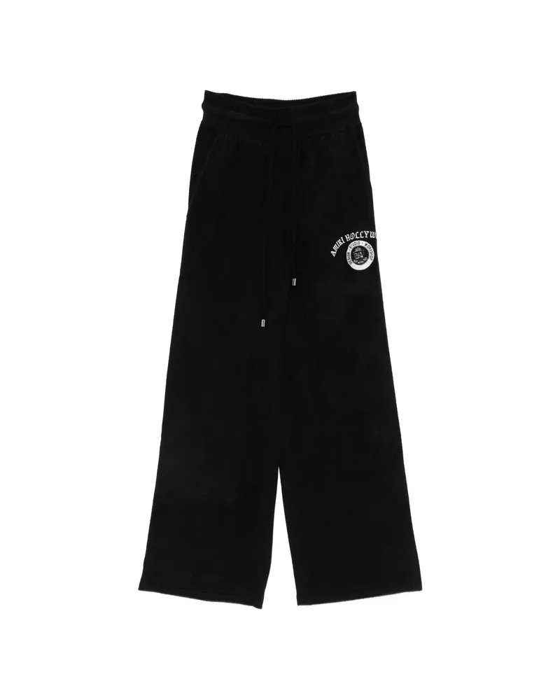 Amiri Wide-leg Track Pants Black