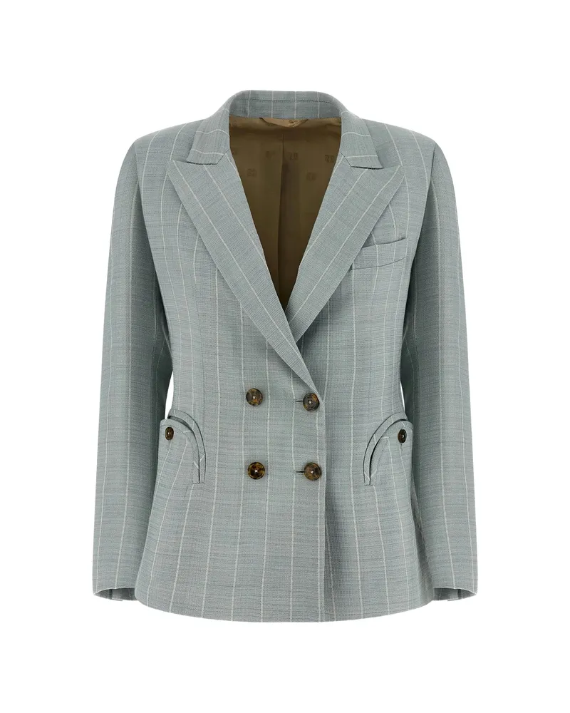 Blazé Milano After You Charmer Double-breasted Blazer Blue