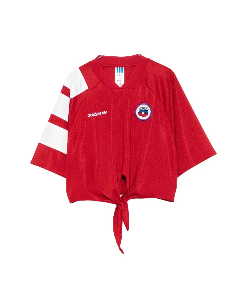 adidas Striped Knot Jersey Red