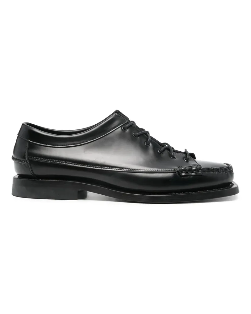 HEREU Priego Squared Loafers Black