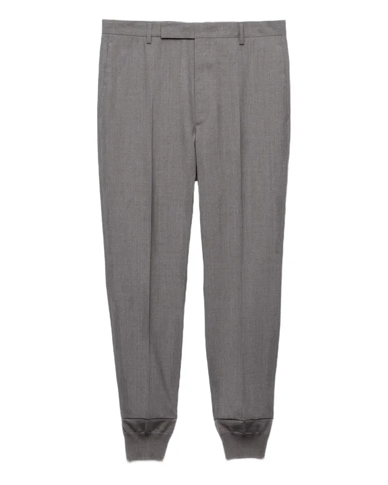 Prada Wool Trousers Grey