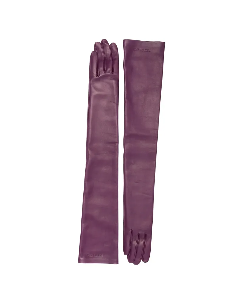 Balenciaga Gloves Purple