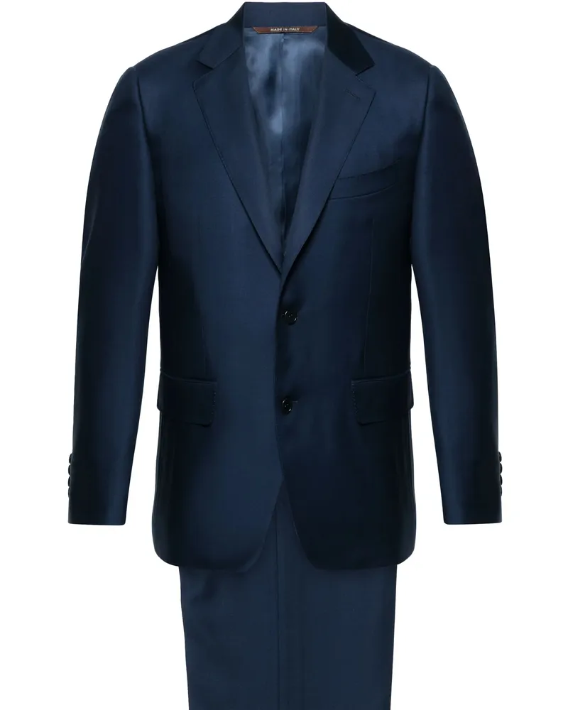 Canali Single-breasted Suit Blue