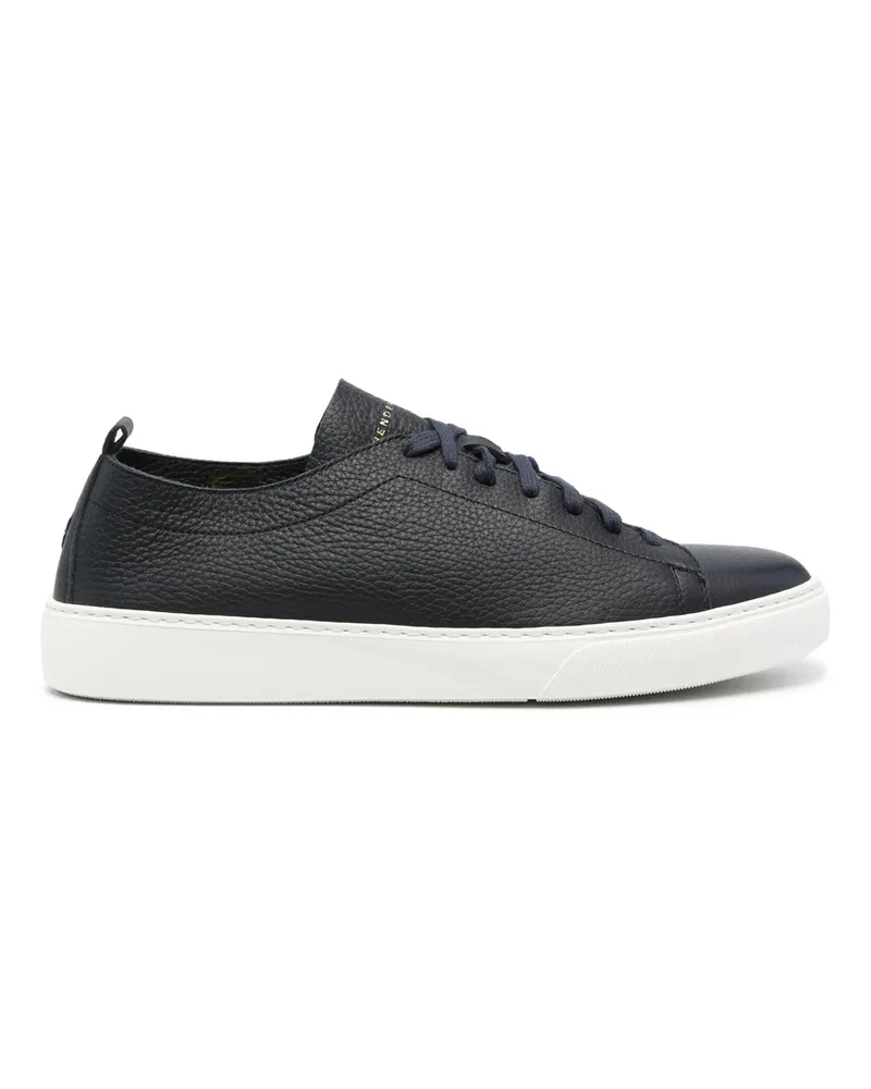 Henderson Grainy Leather Sneakers Blue