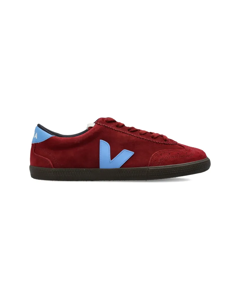 VEJA Volley Suede Grenat Aqua Eagle Red
