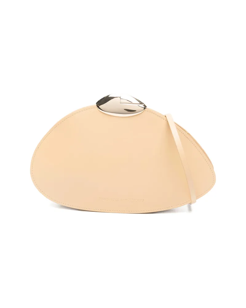 Benedetta Bruzziches Small Belle De Jour Crossbody Bag Neutrals