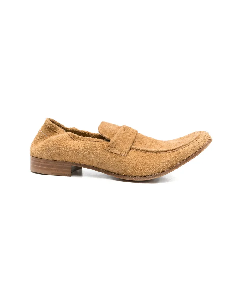 Maison Margiela Penny-slot Loafers Neutrals