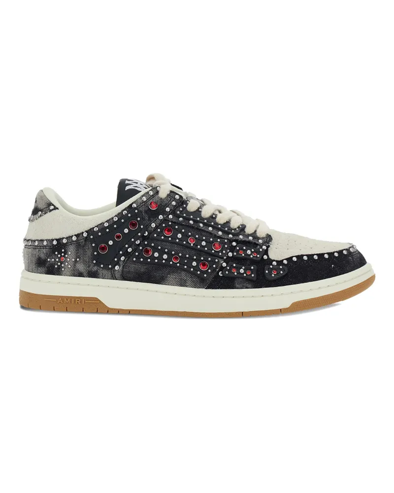 Amiri Stud Skel Low Sneakers Grey