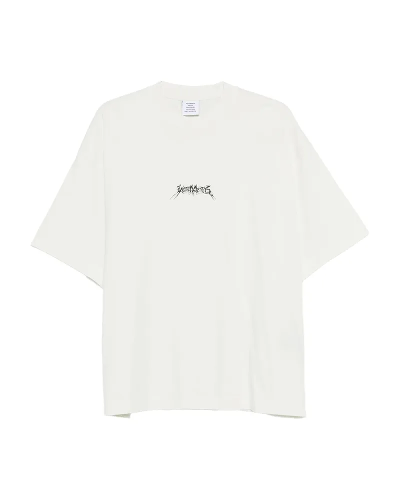 VETEMENTS Cotton T-shirt Neutrals