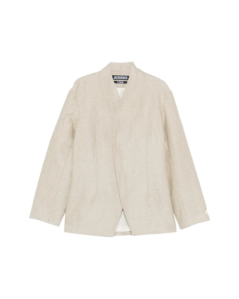 Jacquemus La Veste Bastide Jacket Brown