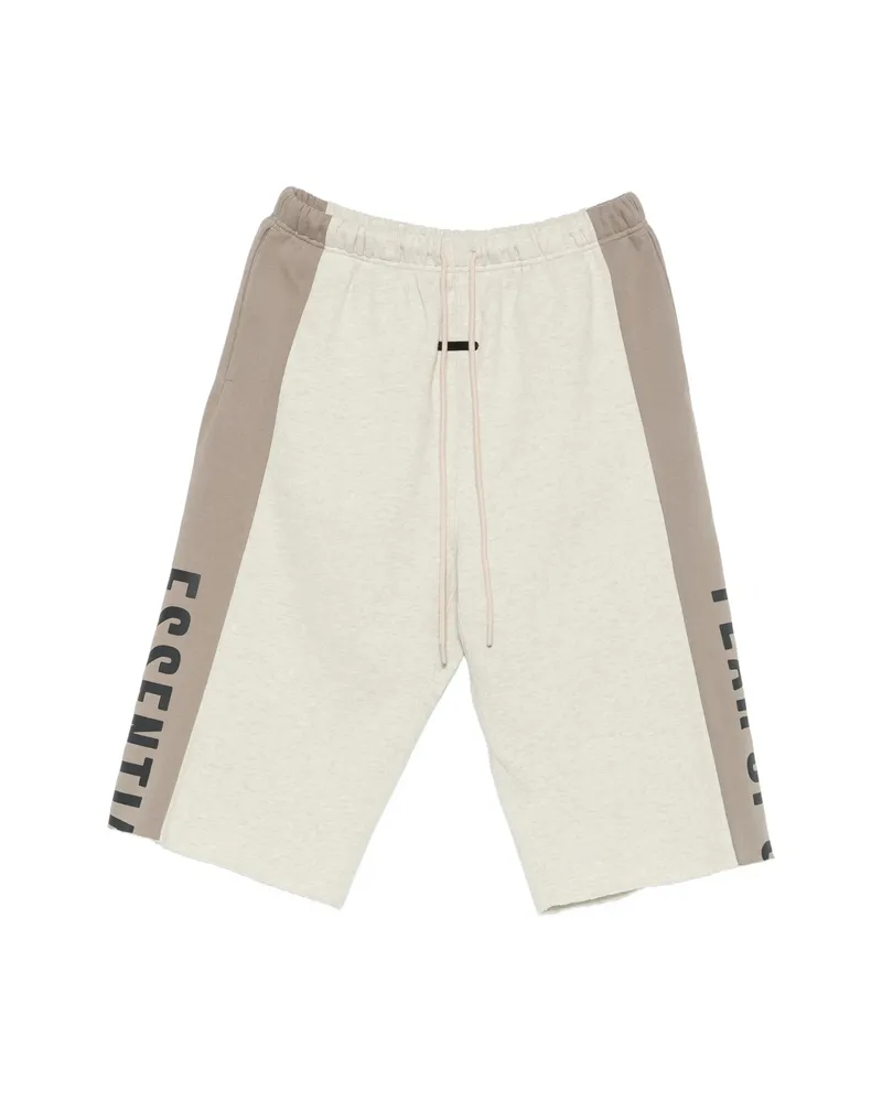 Fear of God Panelled Raw Cut-off Sweatpants Neutrals