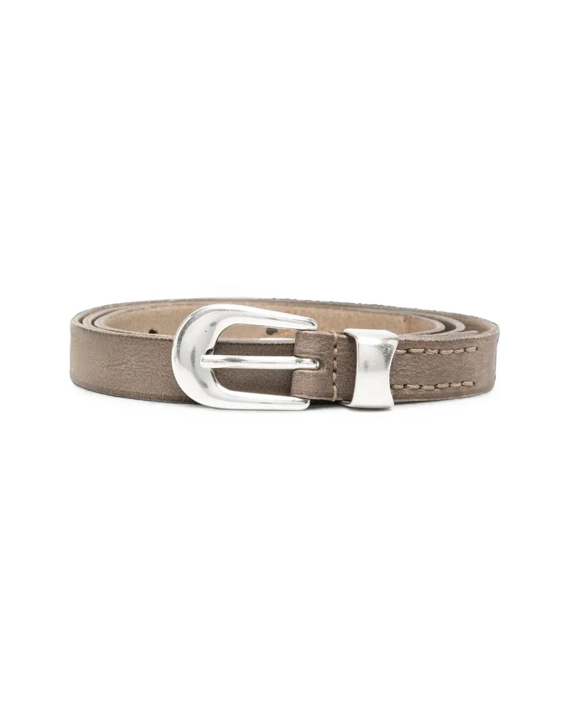 Our Legacy Buckle-fastening Leather Belt Brown