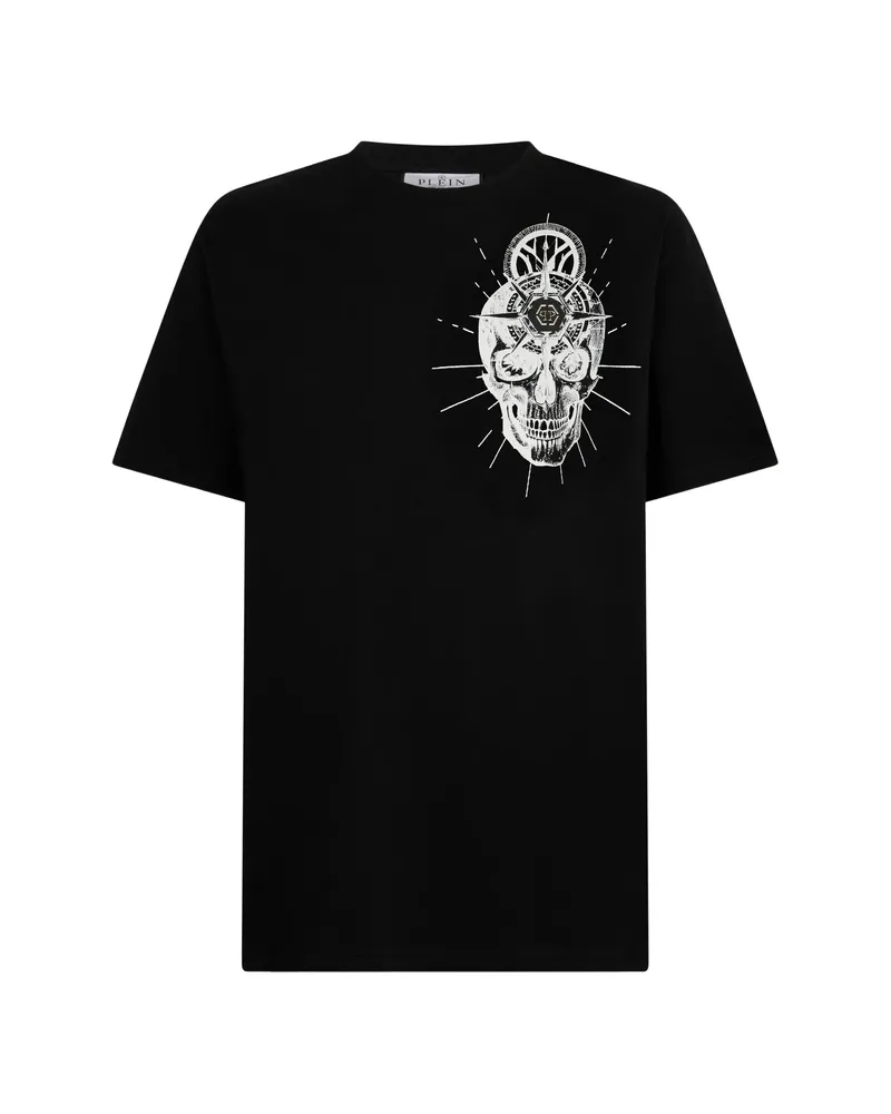 Philipp Plein Round-neck Skull T-shirt Black
