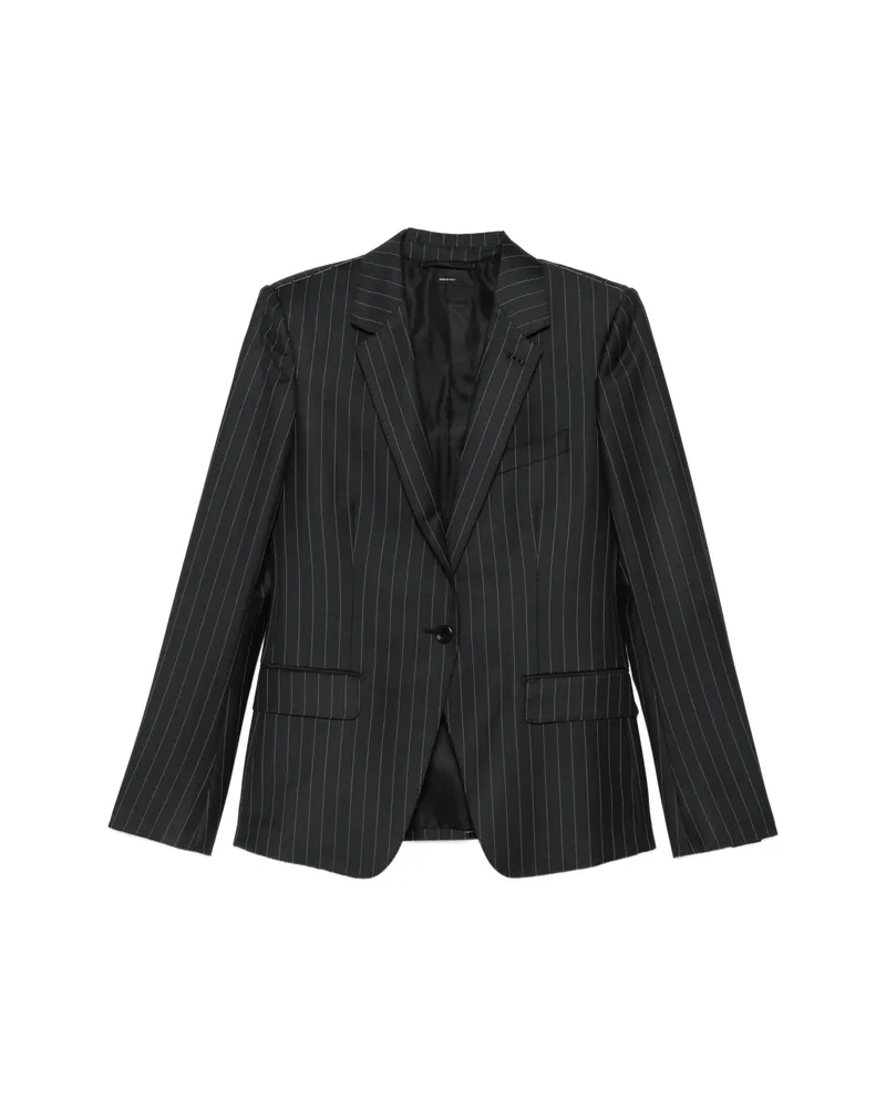 Tom Ford Pinstripe-pattern Single-breasted Blazer Black