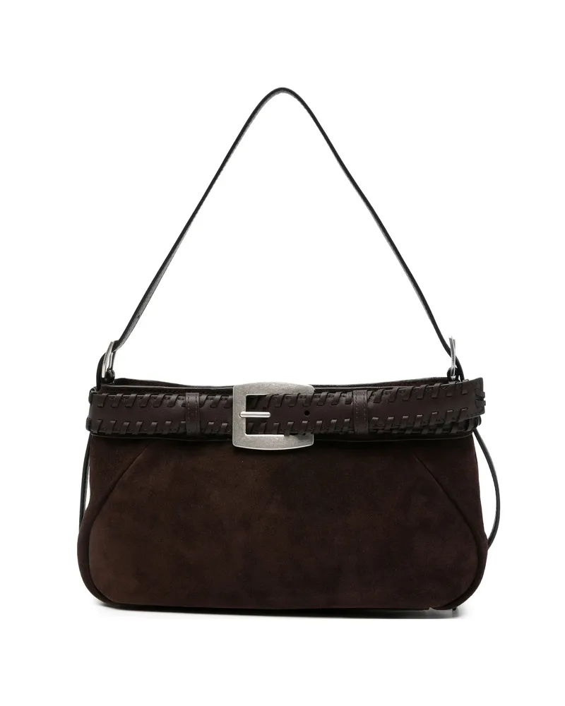 STAUD Brooklyn Shoulder Bag Brown
