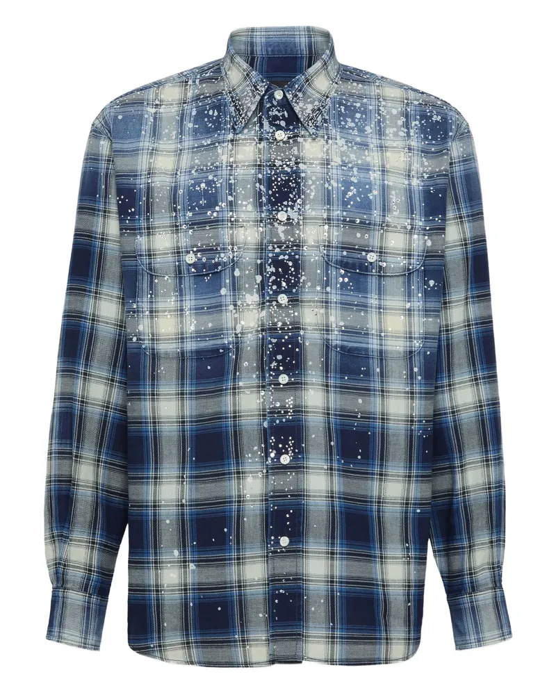 Dsquared2 Vintage Shirt Blue