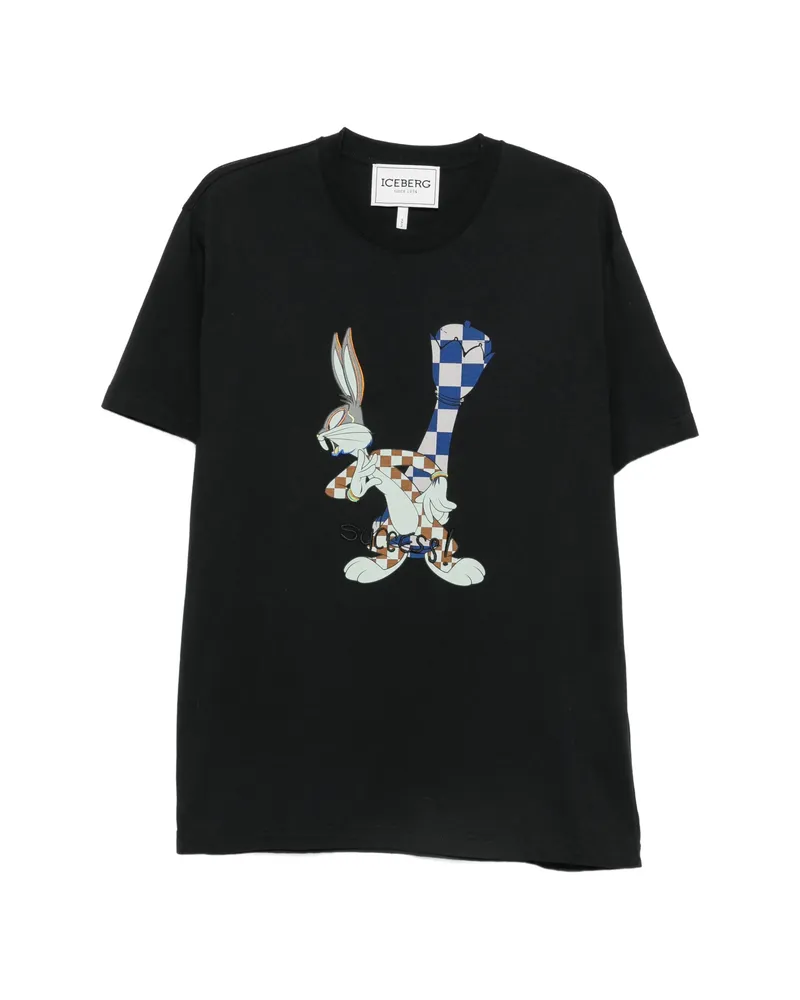 Iceberg X Bugs Bunny Short-sleeve T-shirt Black