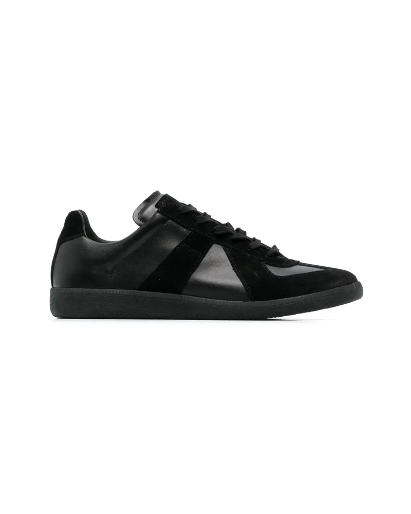Maison Margiela Replica Low-top Leather Sneakers Black