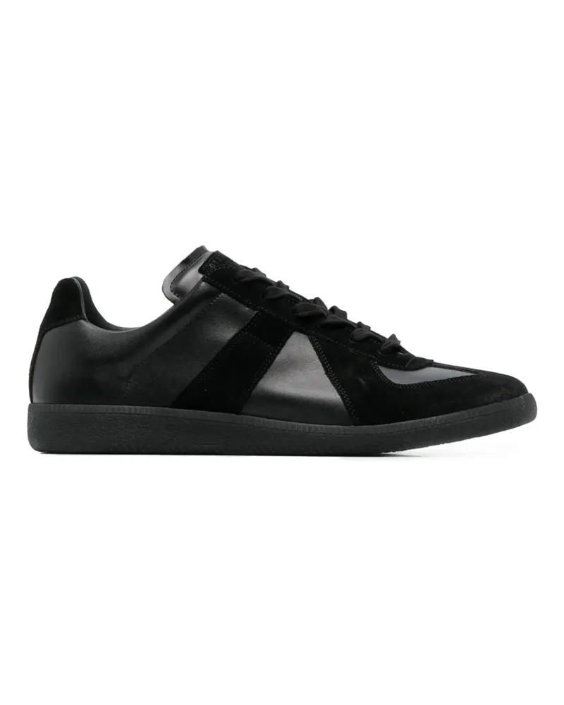 Maison Margiela Replica Low-top Leather Sneakers Black