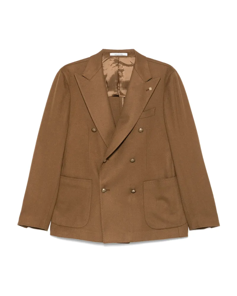 Tagliatore Double-breasted Blazer Brown