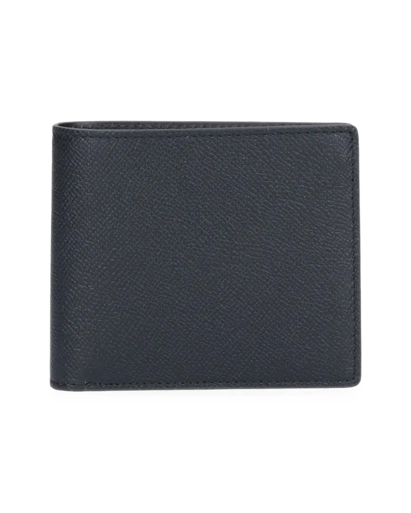 Maison Margiela Four Stitches Grain-texture Bifold Wallet Black