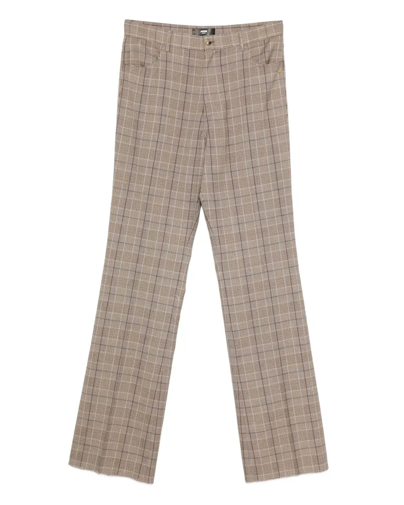 Amiri Checked Trousers Neutrals