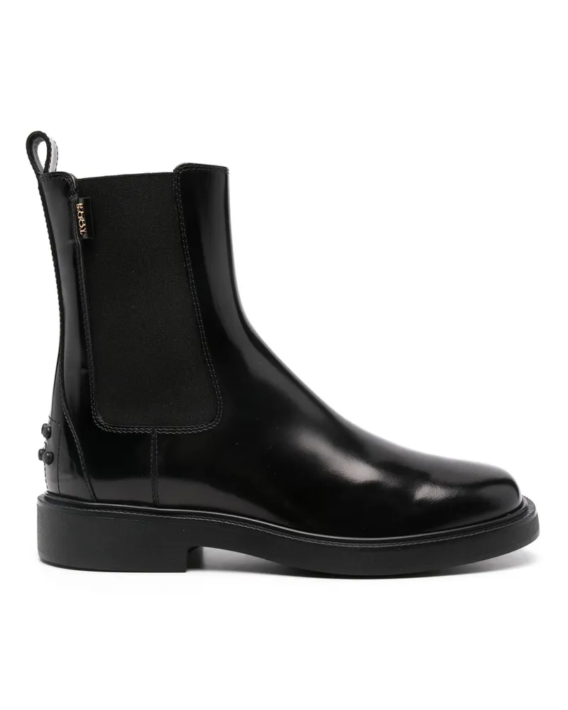 TOD'S Logo-tag Boots Black